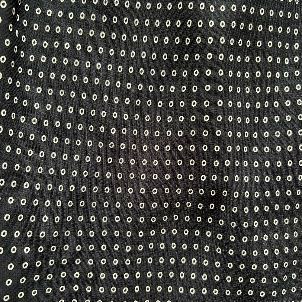 Donna Ricco Black and White Patterned A-Line Skirt 8P - Picture 2 of 4
